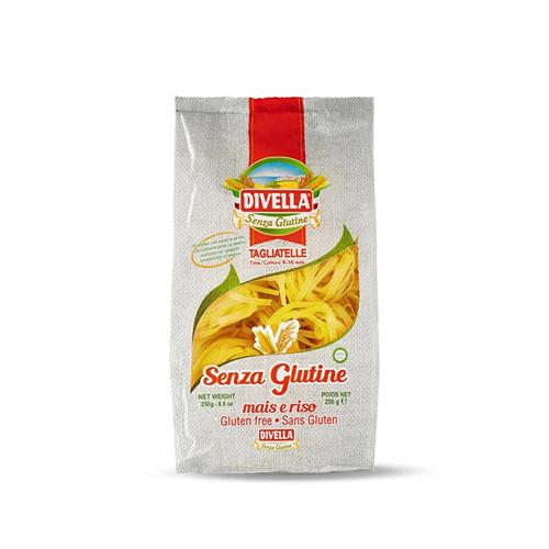 Pasta glutenfri Tagliatelle m. majs/rismel 250g Divella