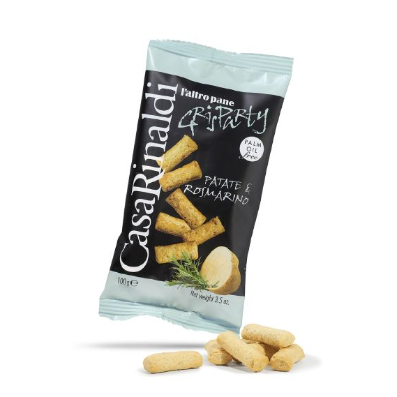 Snacks Grisparty m. kartoffel og rosmarin 100g Casa Rinaldi 20stk/ks