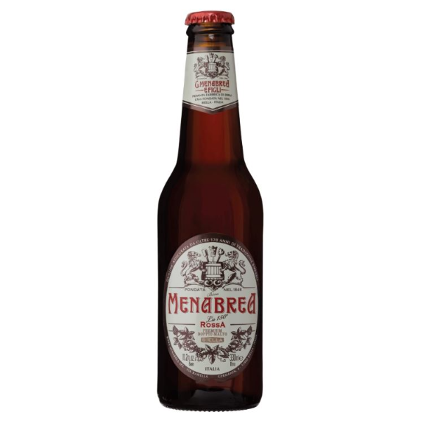 Øl Menabrea Rossa 33cl 24stk/ks ex pant