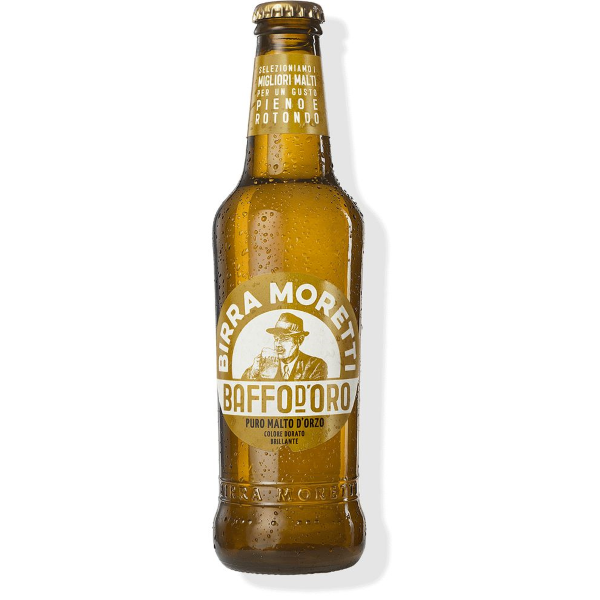 Øl Moretti Baffo D'oro 33cl 24stk/ks ex pant