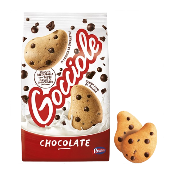 Småkager Gocciole m. chokodråber 500g