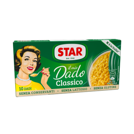 Bouillonterninger Klassisk Star 10stk/pakke 48pk/ks