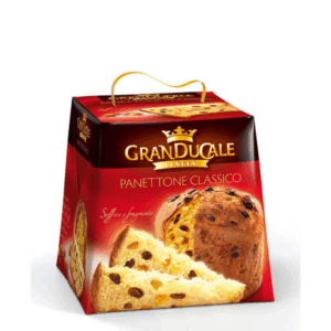 Julekage Panettone Classico m. kandiserede frugter 900g Granducale 6stk/ks